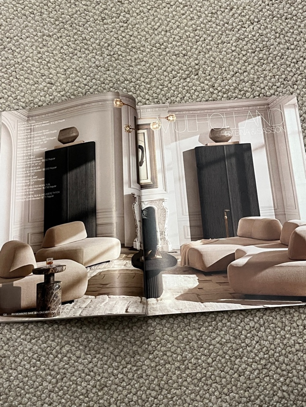 RH Restoration Hardware "Modern" Catalog - Like a Home Décor Coffee Table Book - Picture 8 of 13